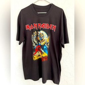 IRON MAIDEN NUMBER OF THE BEAST BAND TEE SHIRT SIZE XL NWOT